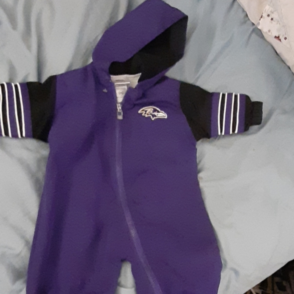 NFL Ravens Romper 6/9 months
